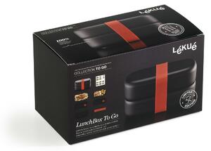Svačinový box Lékué Lunch Box To Go Limited Edition | černý