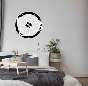 Moderní Nástěnné Hodiny s Unikátním Designem z Plexiskla I SENTOP X0013-RAL9005-RAL9010