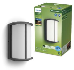 Philips Reese UltraEfficient venkovní nástěnné LED svítidlo 4,3W 800lm 2700K IP44, antracitové
