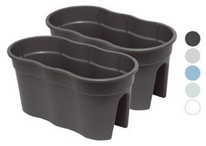 KHW Balkonový truhlík »Flowerclip Xl«, sada 2 ks (100407968)