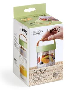Svačinový box Lékué Jar To Go 400 ml | zelený