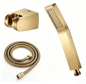 Dennízboždění-prcha Vysoký tlak - Sprchový hadice 1,5 m - Sprchový držák Brass/ABS - Odstřikovače - 360° Rotable - nerezová ocel - ruční sprcha