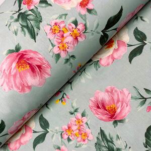 Ervi bavlna š.240cm - Magnolia a lilia - 30269-2, metráž