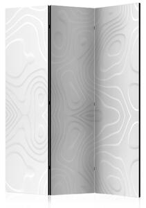 Paraván - Room divider - White waves I