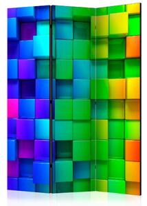 Paraván - Colourful Cubes [Room Dividers]