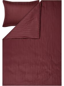 Livarno® Saténové ložní povlečení, 140 x 200 cm, 70 x 90 cm (bordó) (100412677002)