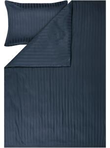 Livarno® Saténové ložní povlečení, 140 x 200 cm, 70 x 90 cm (navy modrá) (100412677004)