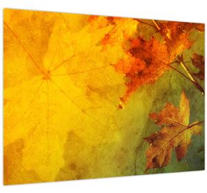 Obraz - Podzimní listy (70x50 cm)