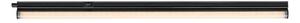 Rabalux 78013 BAREG - Kuchyňské podlinkové svtítidlo s vypínačem v černé barvě, LED 8W, 700lm, 3000/4000K, 59cm (LED černé svítidlo pod kuchyňskou linku s kabelem do zásuvky)