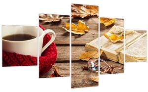 Obraz - Podzimní šálek čaje (125x70 cm)