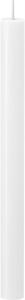 Bolsius Rustic Domácí 23x270mm Cloudy White, bílá svíčka