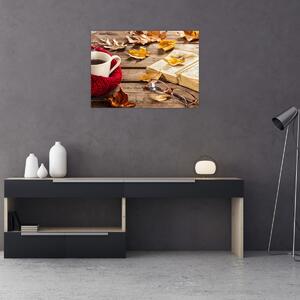 Obraz - Podzimní šálek čaje (70x50 cm)