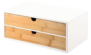 Kesper 58955 Organizér se 2 přihrádkami bambus, 33 x 21 x 13,5 cm