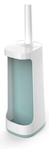 Joseph Joseph, WC štětka silikonová s úložným prostorem Flex Plus 70507, bílá/modrá