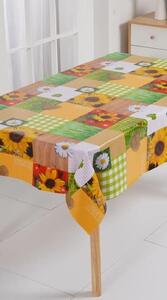 Ubrus PVC 3581327, metráž, 20 m x 140 cm, kopretiny a slunečnice, IMPOL TRADE
