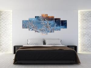 Obraz - Zimní louka (210x100 cm)