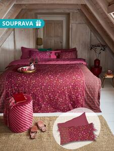 Set francouzského povlečení a dekoračních polštářků Flora Bangalore z Twillu
