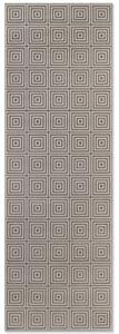 ELLE Decoration, Běhoun Perles 106185 White Grey z kolekce Elle, 80x240, šedá, ložnice