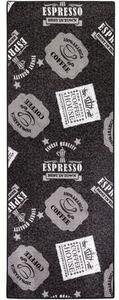 Breno Kusový koberec COFFEE PATTERN 95, 67x180 cm, Černá/Vícebarevné