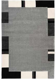 Breno Kusový koberec SWING 110 silver, 160x230 cm, Šedá/Vícebarevné