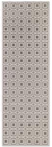ELLE Decoration, Běhoun Perles 106190 Cream Grey z kolekce Elle, 80x240, šedá, ložnice