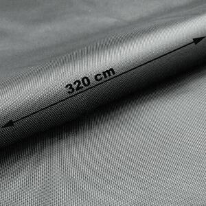 Nepromokavá látka Oxford WR Teflon, š. 320 cm, Šedá