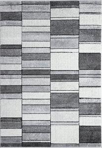 Breno Kusový koberec ALORA A1018 Grey, 140x200 cm, Šedá/Vícebarevné