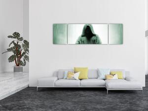 Obraz - Mnich v temnu (170x50 cm)
