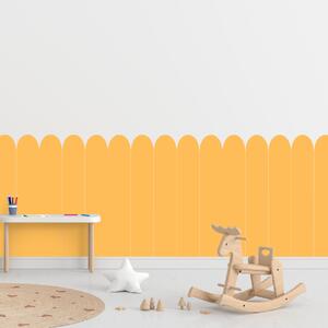 PIPPER. Textilní samolepící tapeta - Oblouk - Žlutá barva Barva: Tmavá, Velikost: 100cm