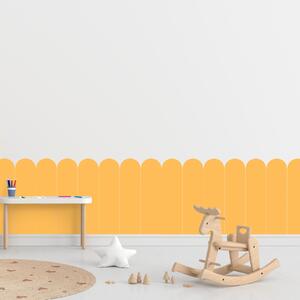 PIPPER. Textilní samolepící tapeta - Oblouk - Žlutá barva Barva: Tmavá, Velikost: 60cm
