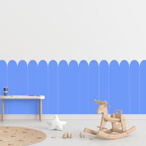 PIPPER. Textilní samolepící tapeta - Oblouk -Modrá barva Barva: Tmavá, Velikost: 100cm