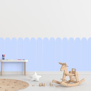 PIPPER. Textilní samolepící tapeta - Oblouk -Modrá barva Barva: Bledá, Velikost: 100cm