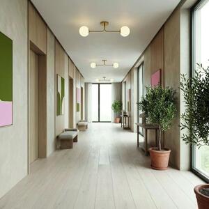 ACB Iluminacion Stropní LED svítidlo PARMA, ⌀ 15 cm, 2xE27 2x15W Barva: Zlatá