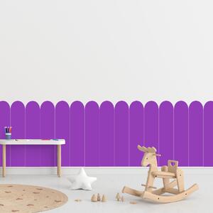 PIPPER. Textilní samolepící tapeta - Oblouk - Fialová barva Barva: Tmavá, Velikost: 80cm