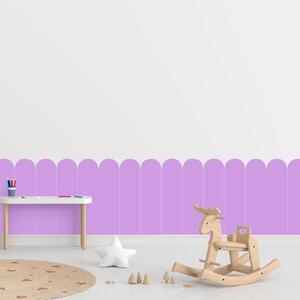 PIPPER. Textilní samolepící tapeta - Oblouk - Fialová barva Barva: Bledá, Velikost: 60cm