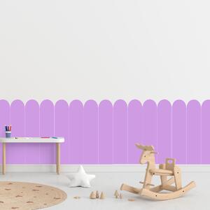 PIPPER. Textilní samolepící tapeta - Oblouk - Fialová barva Barva: Bledá, Velikost: 80cm