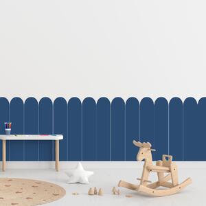 PIPPER. Textilní samolepící tapeta - Oblouk - Tmavě modrá barva Barva: Tmavá, Velikost: 80cm
