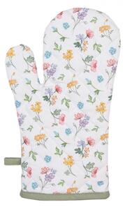 Bavlněná chňapka se vzorem lučních kvítků Colourful Flowers – 18x30 cm