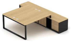 Kancelářská sestava EPIC Z19 O pro dvě osoby (Sestava s délkou stolu 120cm a délkou komod 280cm)