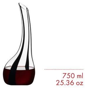 RIEDEL Cornetto Onyx dekantér na víno 750 ml ručně foukaný křišťál černý 1977/13ON