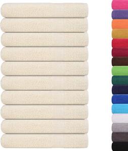 Saunové osušky FROGN 10 ks krémové 80x200 cm 360 g/m²