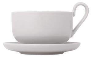 Blomus, Set šálků na čaj s podšálky Ro 230 ml 2 ks | světle šedá