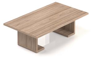 Manažerský konferenční stůl SOLID 240cm, s nohami ve tvaru L (Manažerský konferenční stůl SOLID 240cm, s nohami ve tvaru L, šířka 140cm)