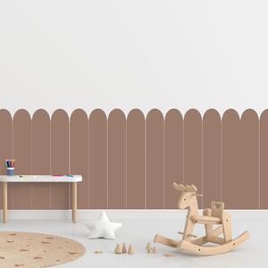 PIPPER. Textilní samolepící tapeta - Oblouk - Hnědá barva Barva: Tmavá, Velikost: 100cm