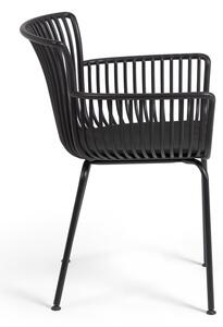 Černá zahradní židle Kave Home Surpika