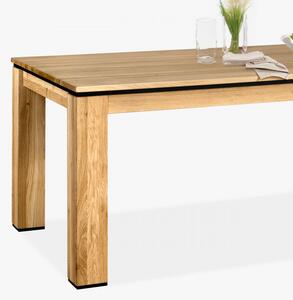 Dřevěný dubový stůl 160 x 90 cm