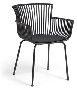 Černá zahradní židle Kave Home Surpika