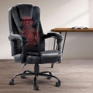 Wellhox Reprezentačná manažerska, kožena kancelárska otočná stolička
