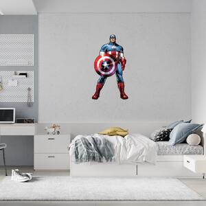 Samolepka na zeď "Captain America" 40x70cm