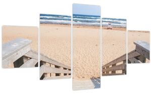 Obraz - Pláž (125x70 cm)